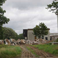 Abbrucharbeiten in der General-von-Seidel-Kaserne im August 2021
