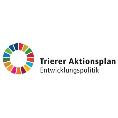 Logo und Schriftzug Aktionsplan Entwciklungspolitik