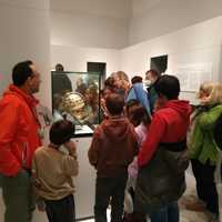 Im Landesmuseum nähern sich die Familien dem Ende des römischen Reichs